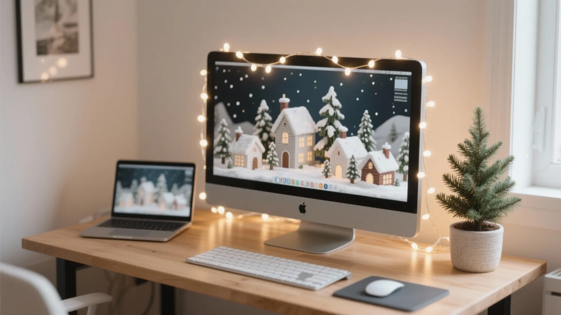5 Christmas Desk Ideas for Office Decorations: Budget-friendly, space-smart Christmas decorations office desk ideas I use with clients
