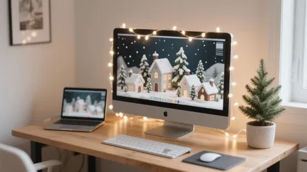 5 Christmas Desk Ideas for Office Decorations