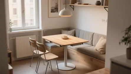 Small dining table and two chairs: 5 ideas