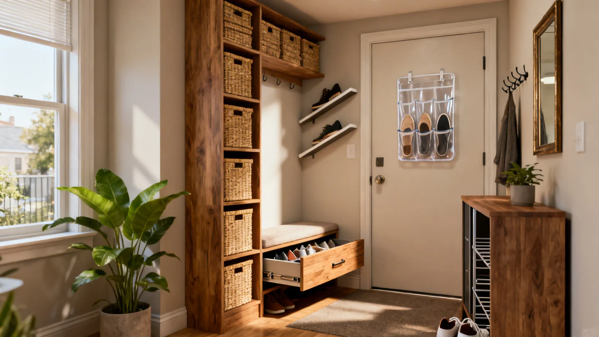 5 Small Entryway Shoe Storage Ideas