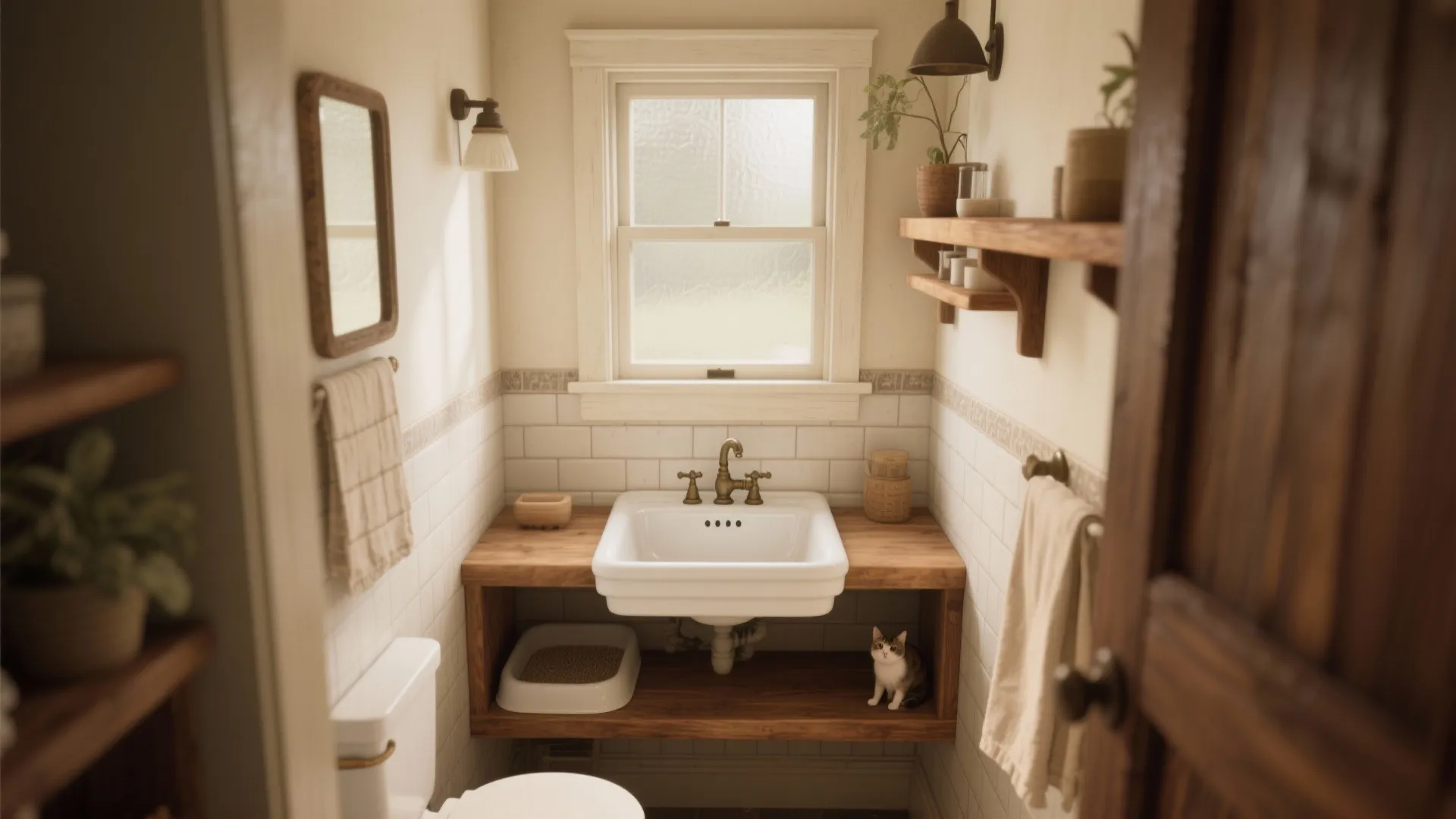 5 Small Farmhouse Sink Ideas for Tiny Bathrooms: Charming small farmhouse sinks that maximize style and function in compact bathrooms