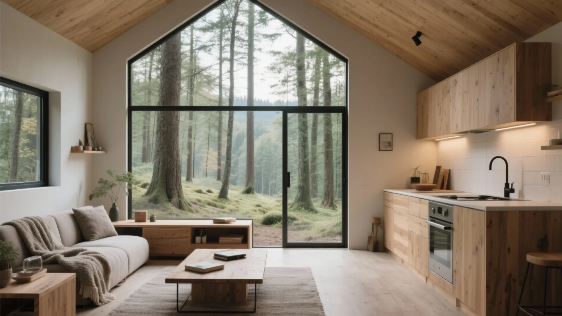 Small House in the Forest: Living Big in a Tiny Space: 1 Minute to Learn How to Create Your Cozy Forest Escape