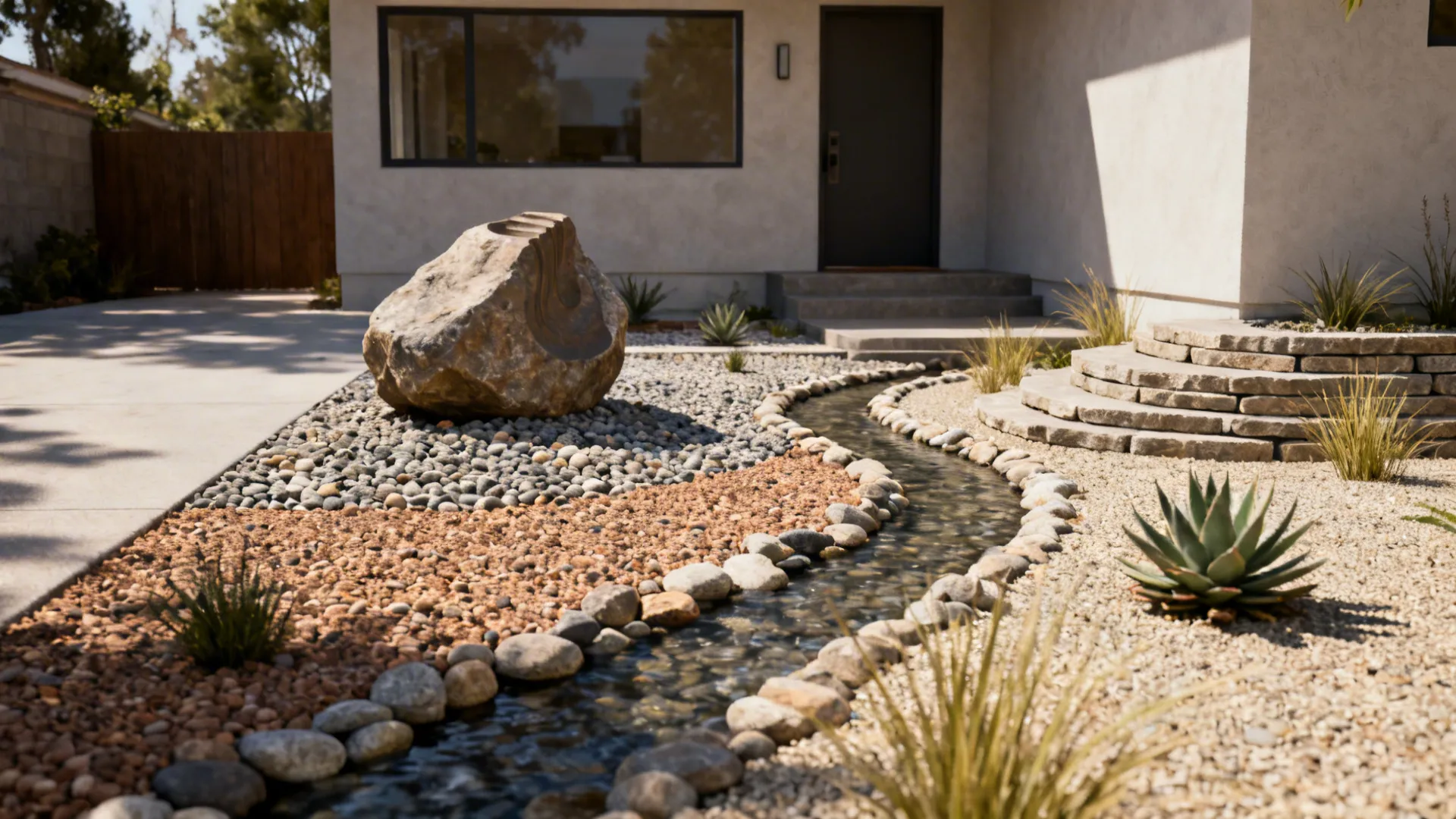 5 Small Front Yard Rock Landscaping Ideas