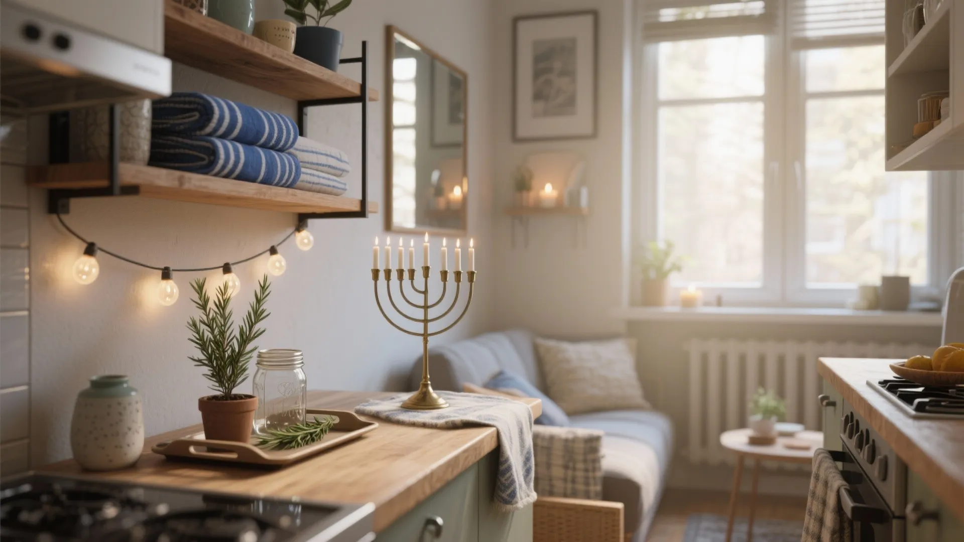 5 DIY Hanukkah Decorations for Small Spaces: Creative, compact Hanukkah decor ideas I actually used in tiny apartments