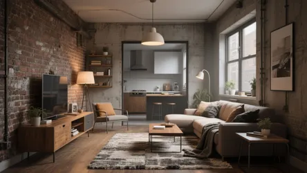 Small Industrial Living Room: 5 Design Ideas