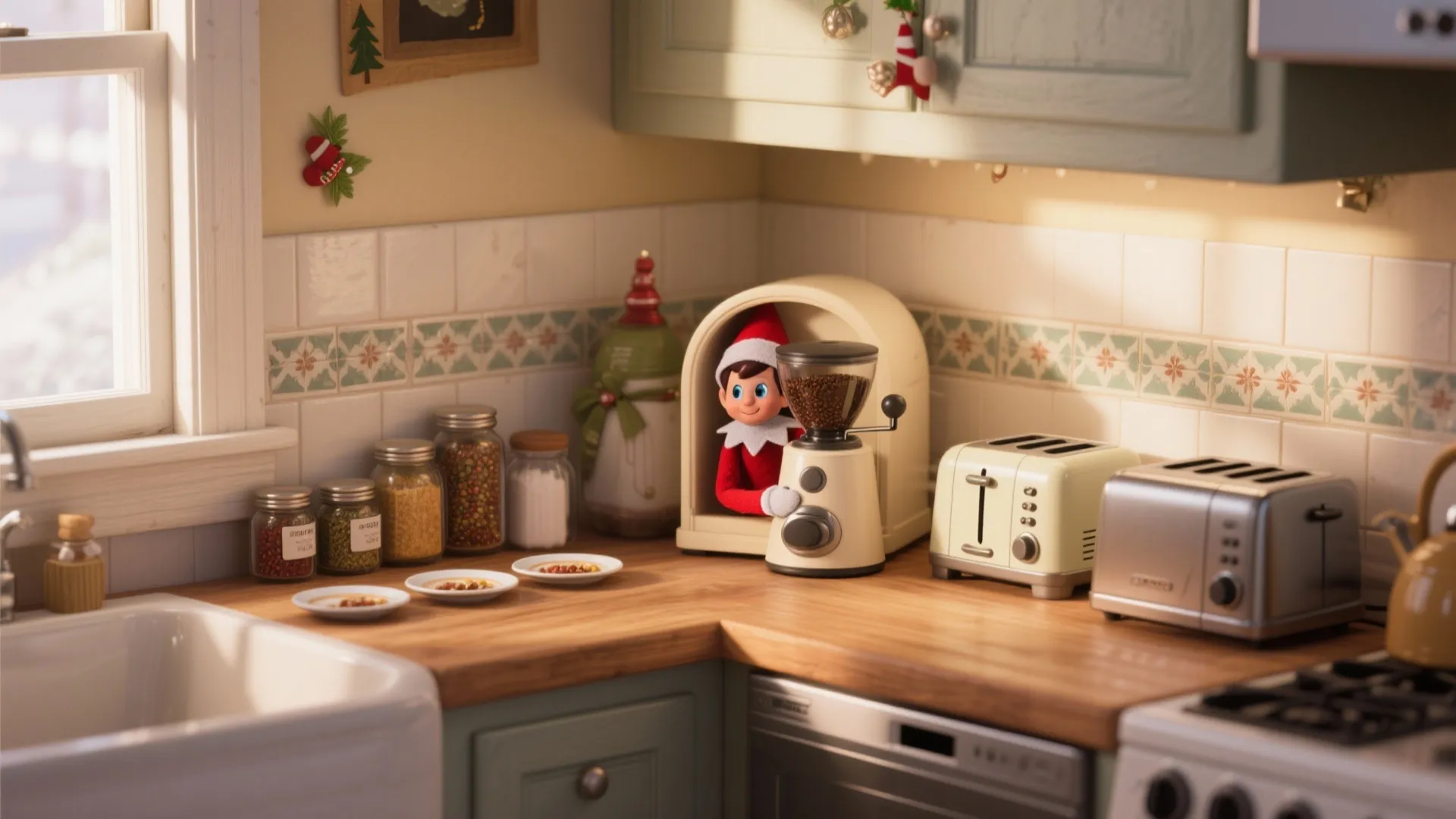 Elf on the Shelf Kitchen Ideas: 5 Fun Setups: Creative, small-space Elf on the Shelf kitchen ideas I use in real renovations