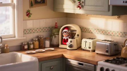 Elf on the Shelf Kitchen Ideas: 5 Fun Setups