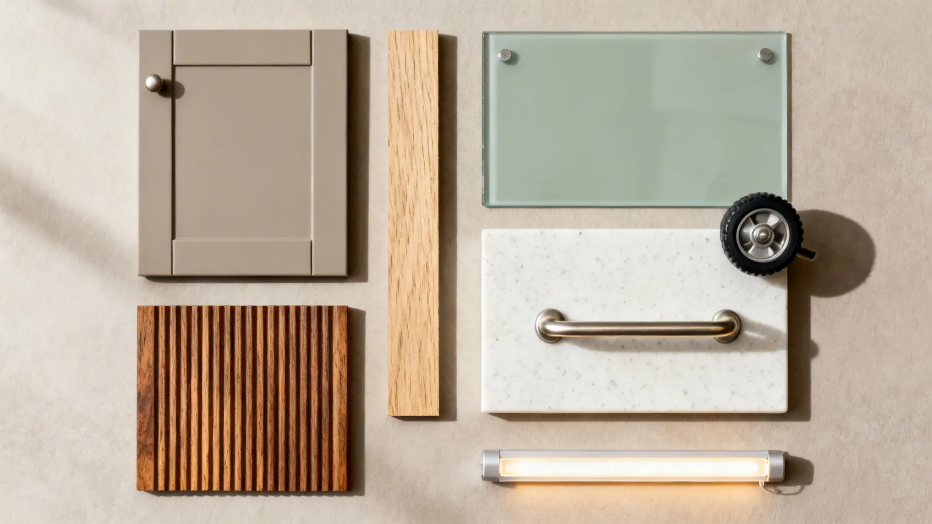 Multi-purpose surfaces: fold-downs, pull-outs, and slim islands