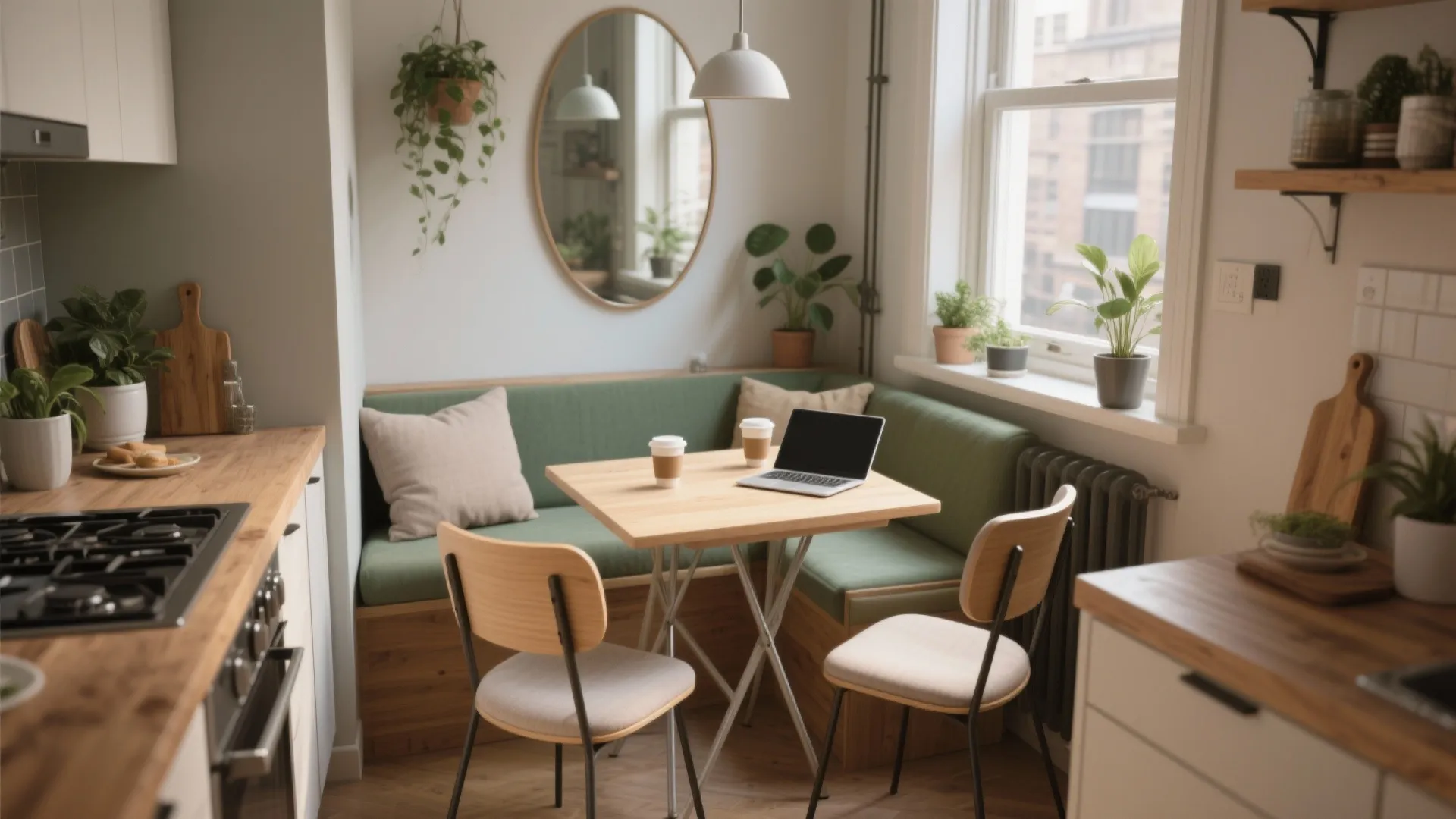 Small Kitchen Table and 2 Chairs — 5 Smart Ideas: Space-saving and stylish solutions for a small kitchen with a table and two chairs, from a pro with 10+ years of tiny-kitchen fixes