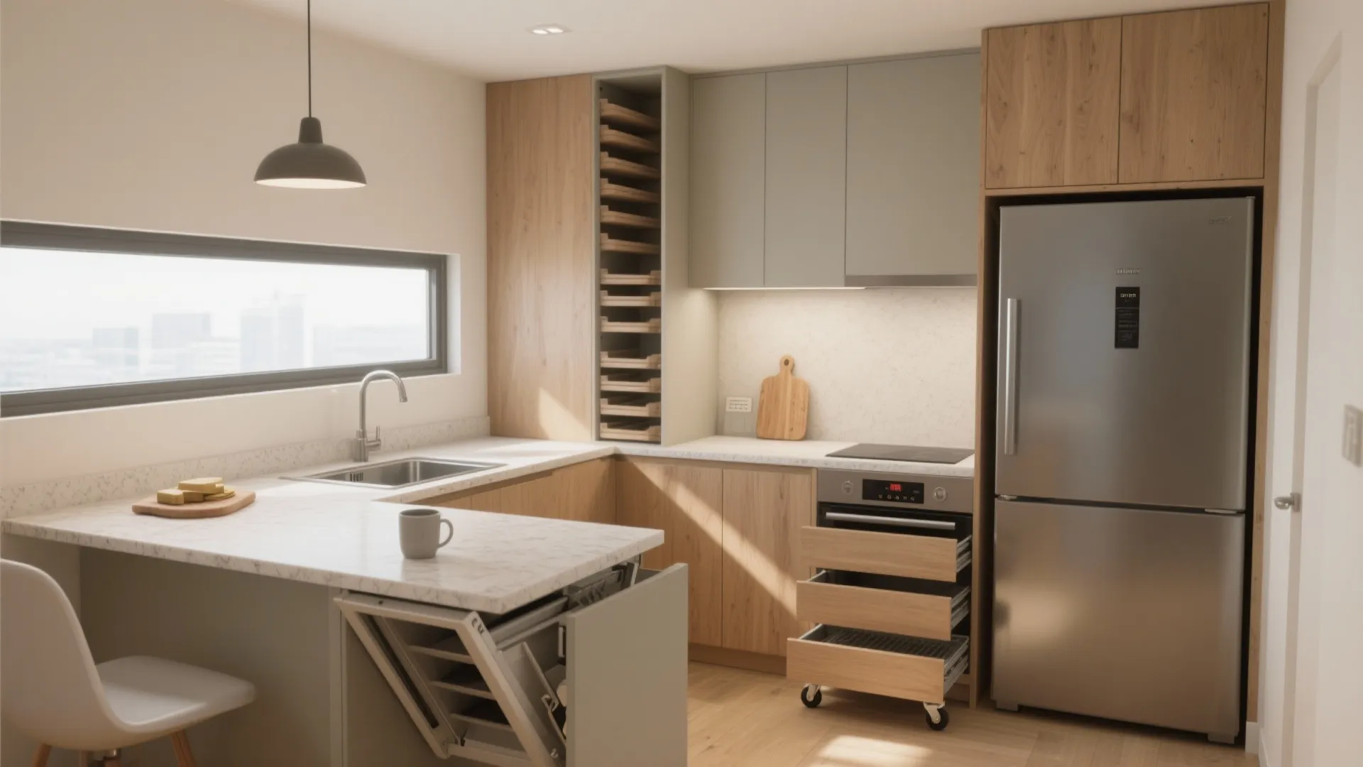 5 Big Small-Space Kitchen Ideas: Creative kitchen layout inspirations for tight spaces from a 10-year designer