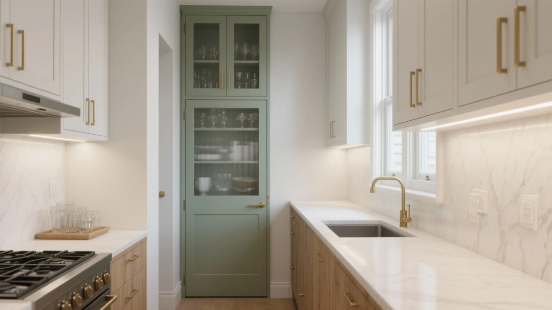 Small Kitchen Cabinet with Doors: Smart Storage for Tiny Spaces: 1 Minute to Unlock Extra Space in Your Kitchen