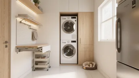5 Tiny Laundry Room Storage Ideas