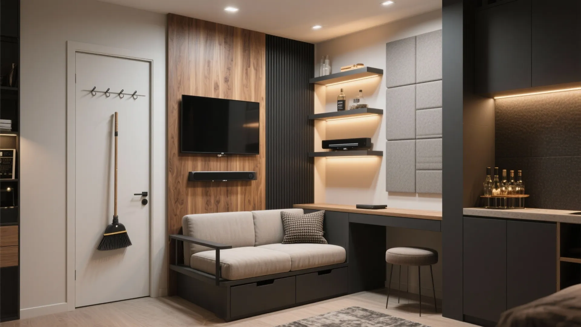 Small Room Man Cave Ideas — 5 Creative Plans: Tiny space? No problem. I’ll show 5 compact man cave ideas that pack a punch with storage, lighting, and multi-use furniture.