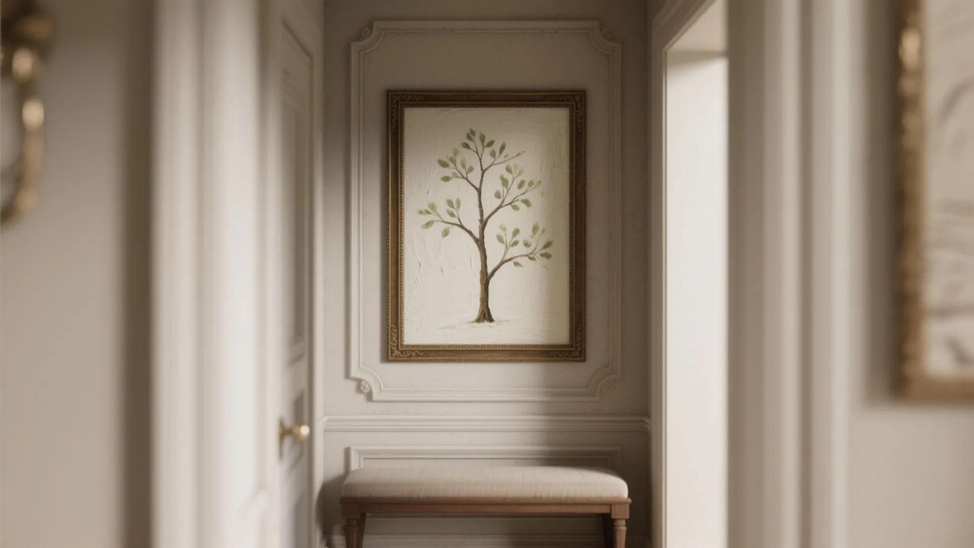 4. Tiny mural, big focal point