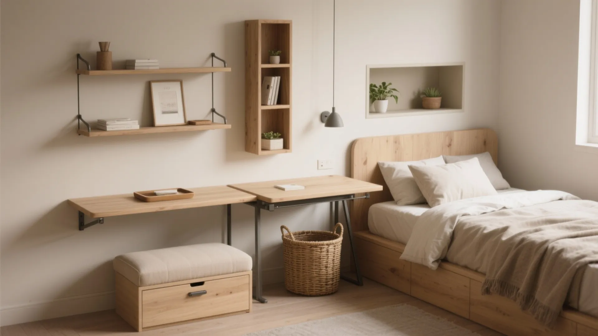 Bedside Tables for Small Spaces: 5 Smart Ideas: Practical, stylish bedside tables that save floor space — five ideas I’ve learned from real renovations