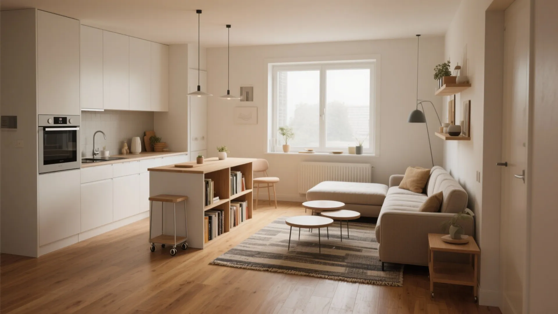 Tiny Open-Concept Kitchen Living Room: 5 Ideas: Practical, budget-aware design moves for tiny open-plan kitchen-living spaces from a designer with 10+ years' experience