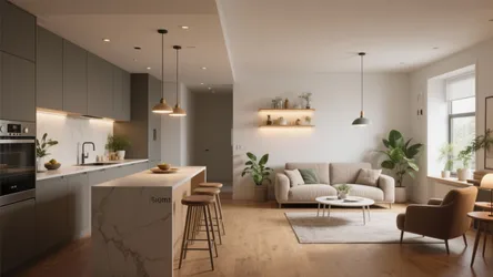 5 Small Open Plan Kitchen Living Room Ideas