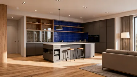 5 Small Kitchen + Living Room Ideas