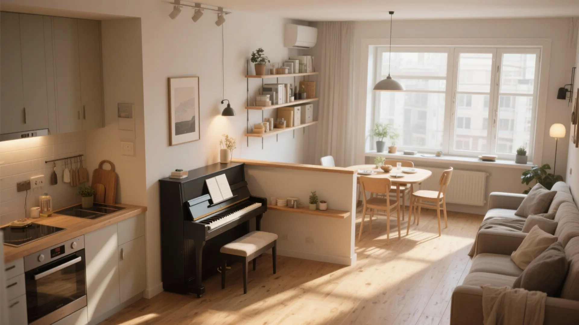 Small Kitchen Dining Living Room Combo: 5 Ideas: Practical, budget-friendly design moves to make a compact open plan feel roomy and functional