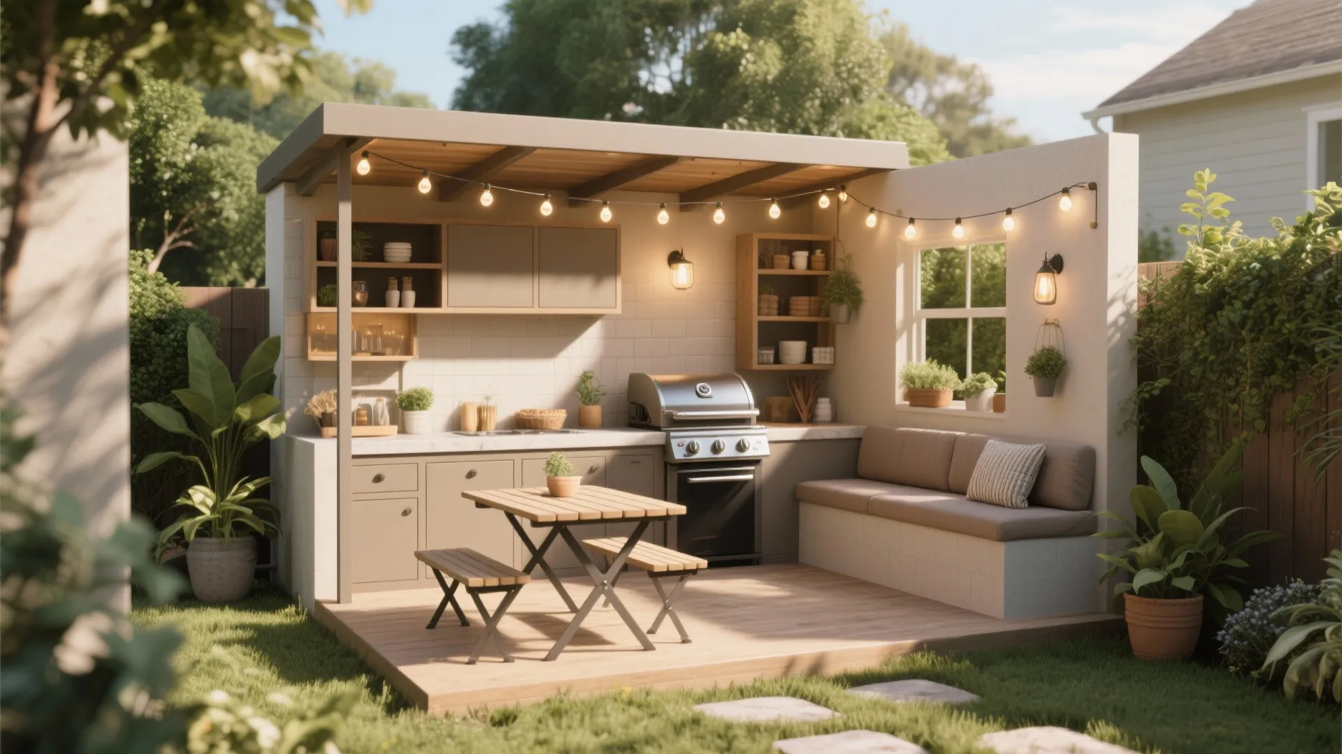 5 Small Outdoor Kitchen Ideas: Creative outdoor cooking spaces that make the most of every inch