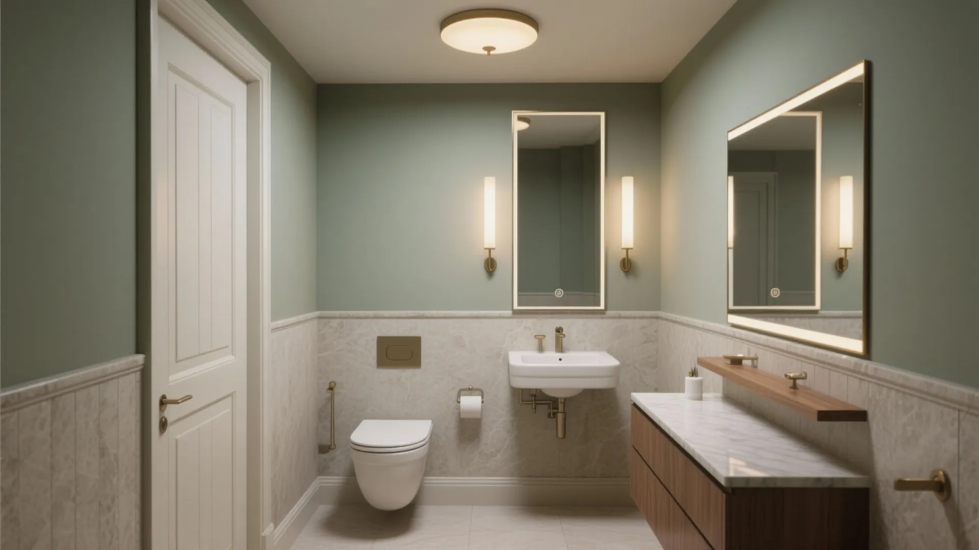 Powder Room Size: How Small Can You Go Without Sacrificing Style?: 1 Minute to Find Your Ideal Powder Room Size and Boost Home Value