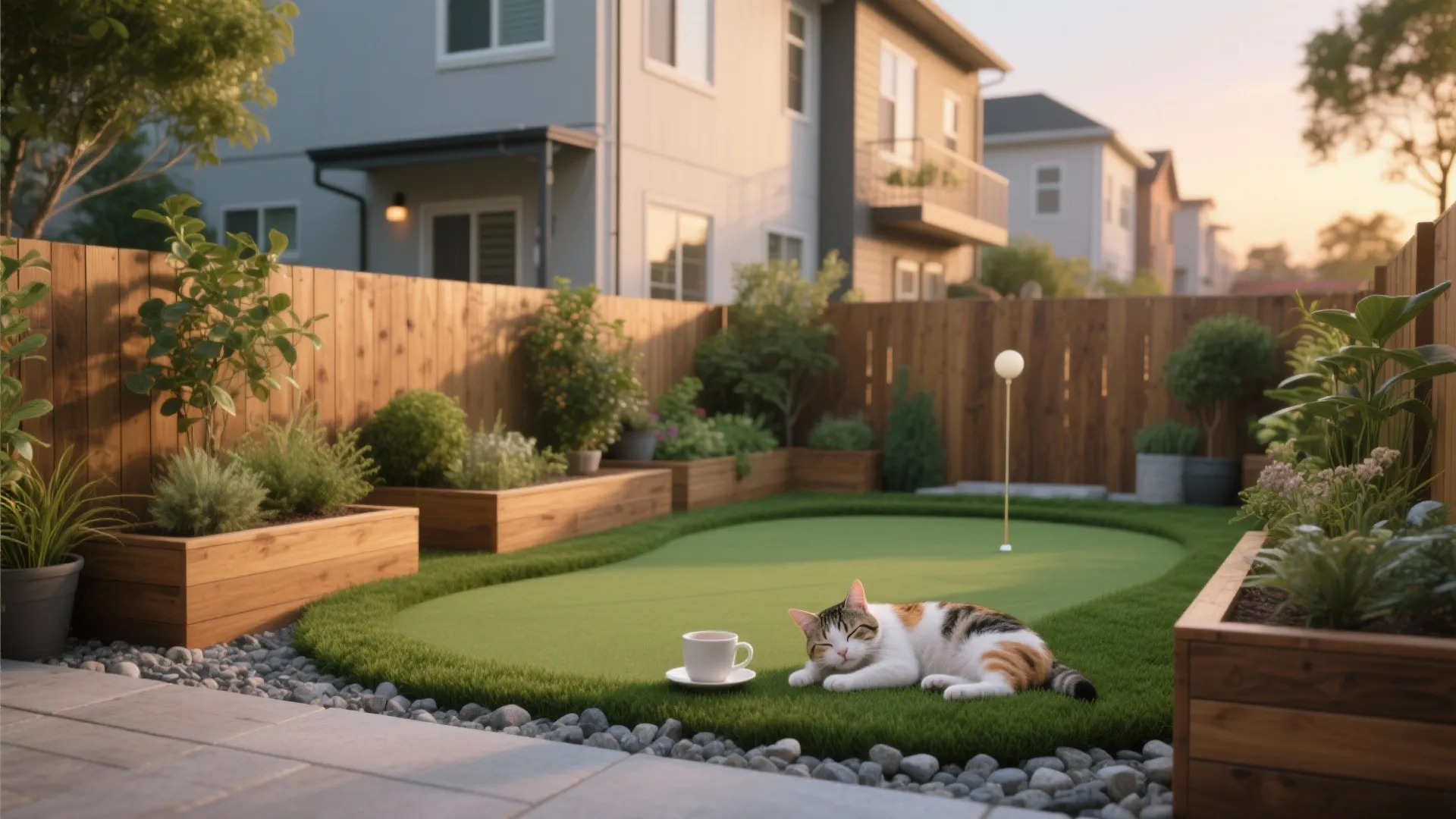 DIY Outdoor Putting Green - 5 Ideas: Small backyard, big strokes: five practical DIY putting green inspirations from a pro designer