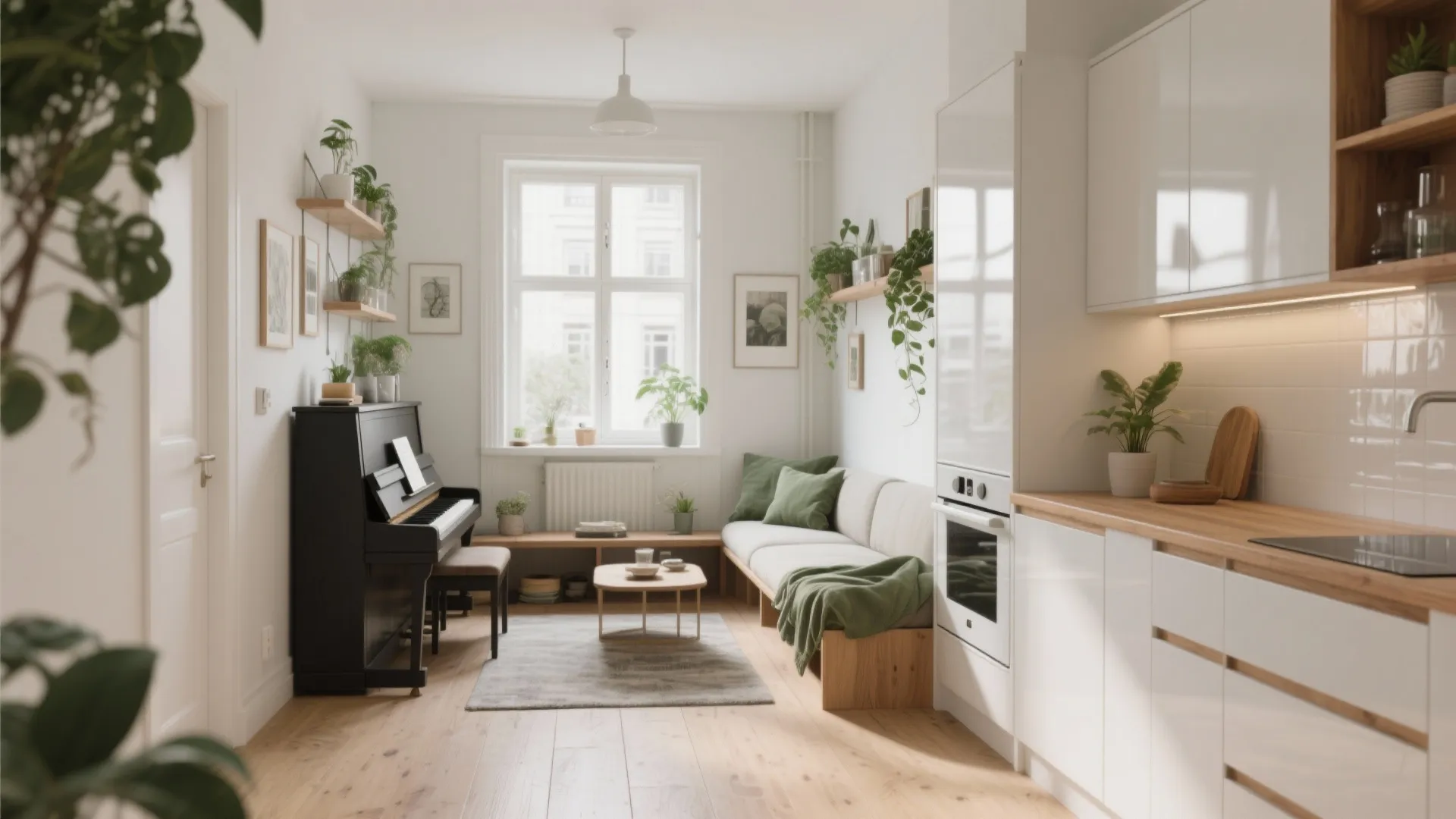 5 Ideas for Small Living Room with Kitchen: Practical, stylish inspirations I use for tiny open-plan living rooms