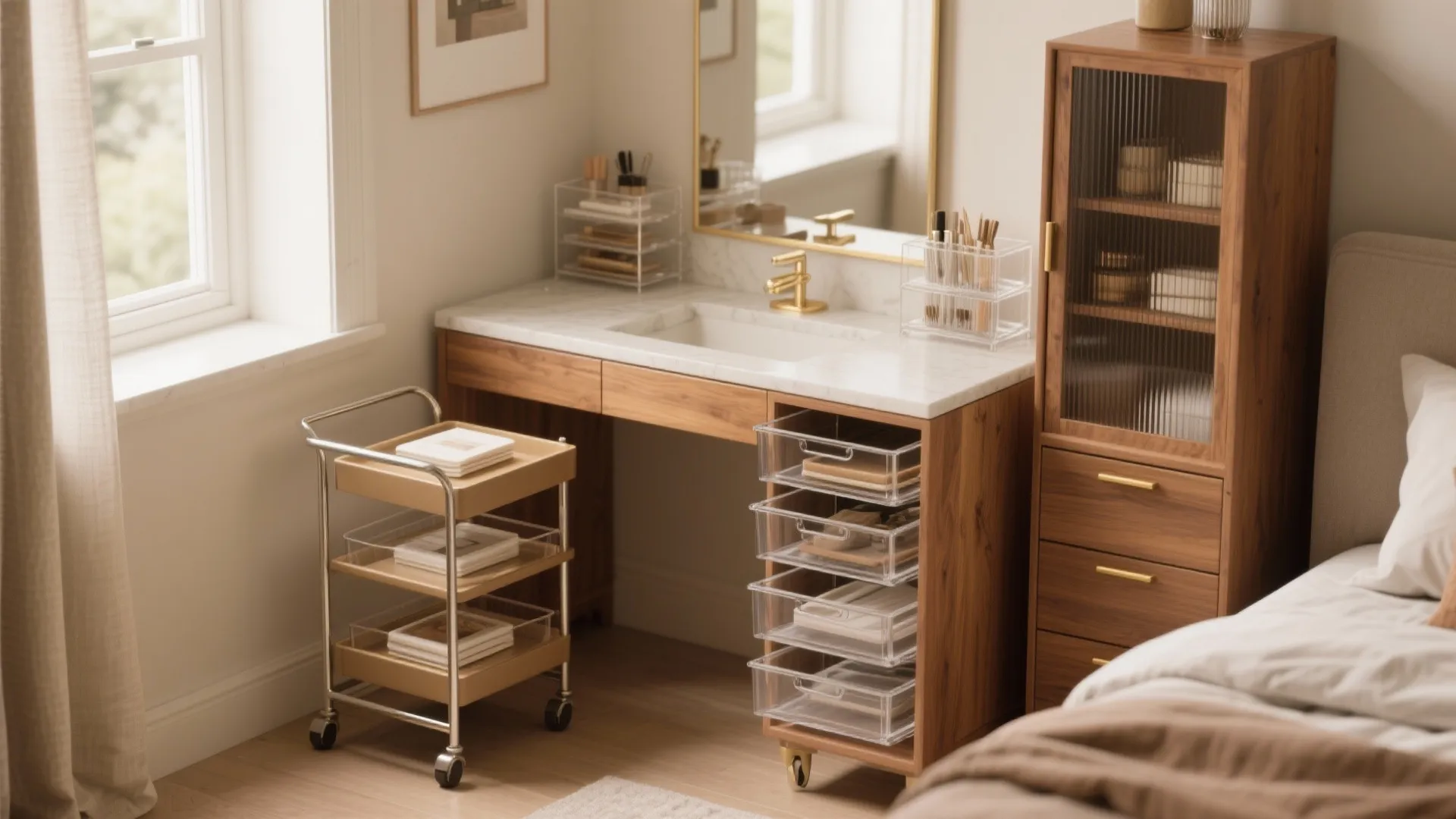 Makeup Organization: 5 Small Space Ideas: Practical, stylish ways to organize makeup in tiny vanities and bathrooms—tips from a designer with real project experience
