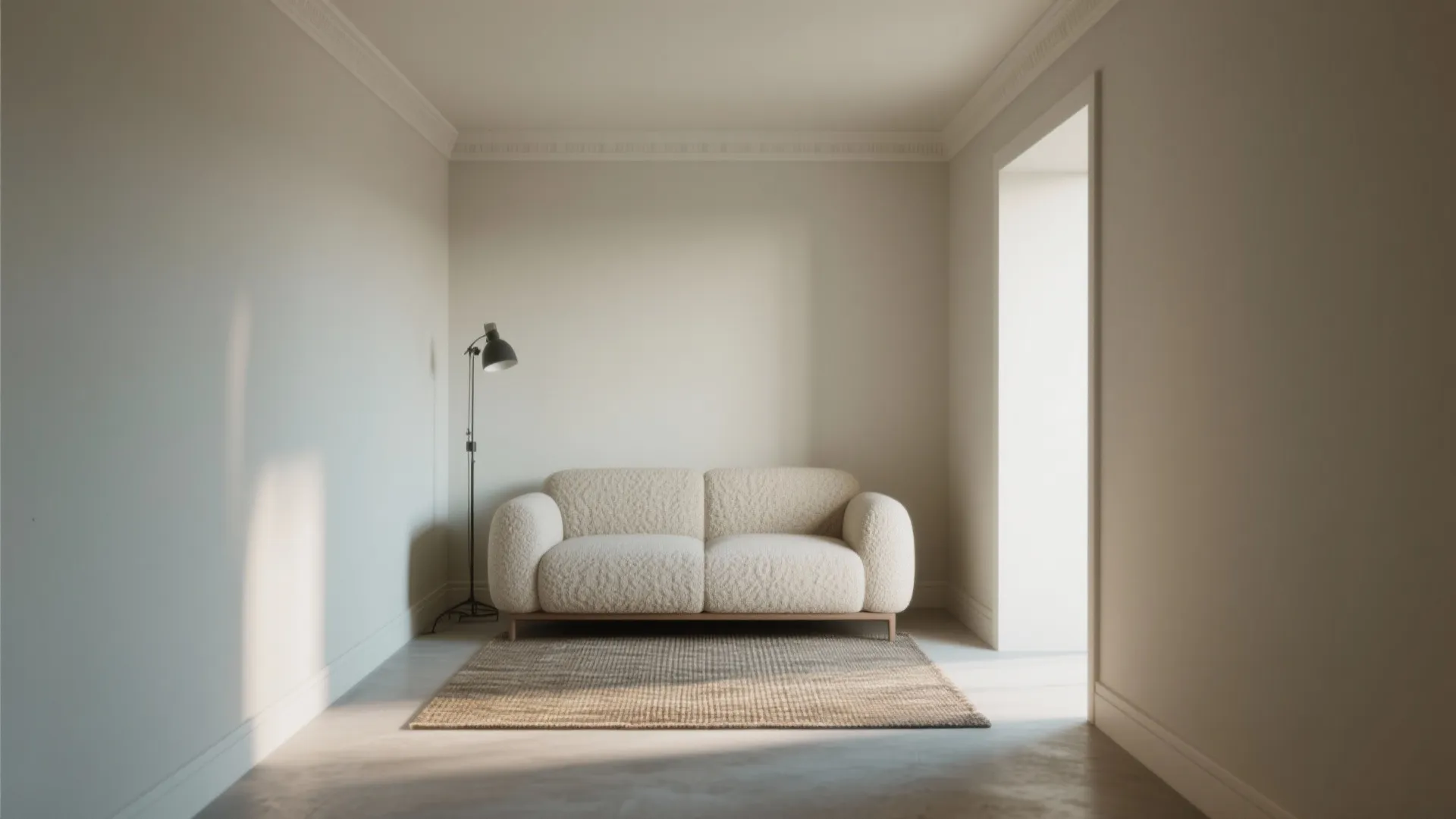 Tip 1: Seamless backdrop — let the room breathe