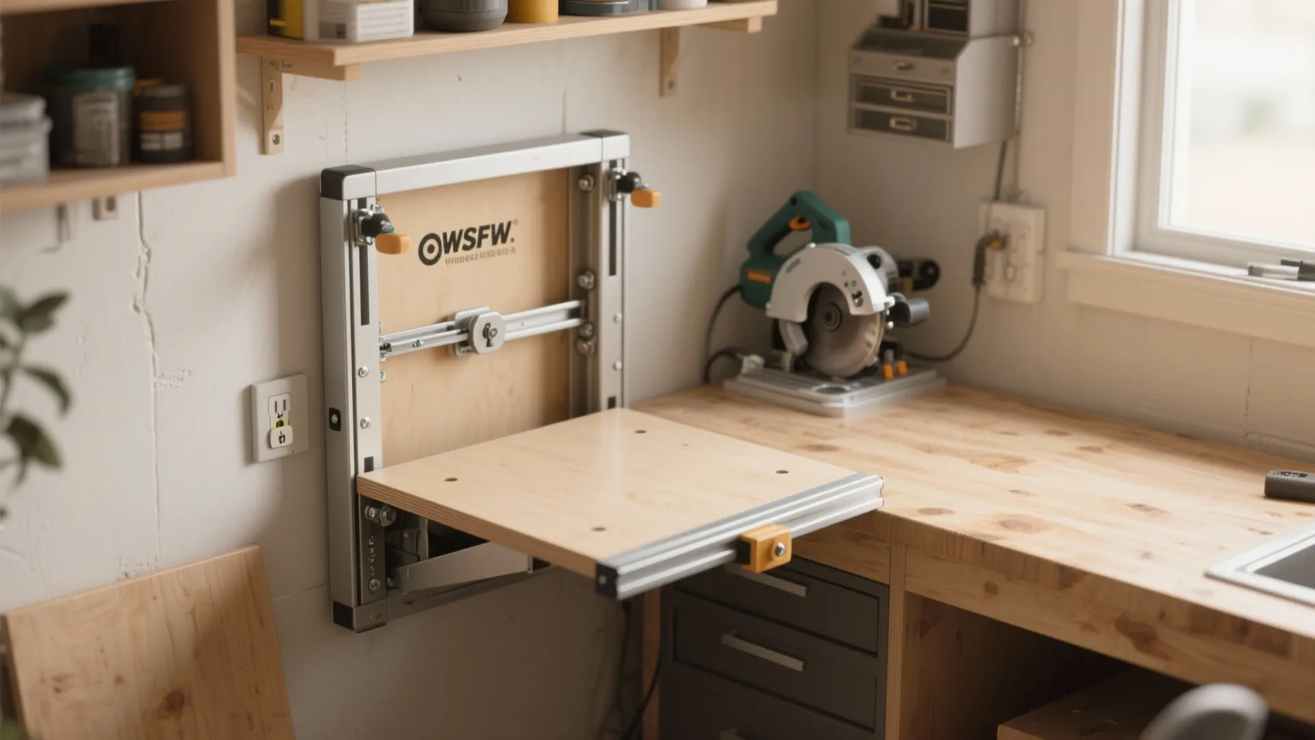 1. Compact Folding Router Table