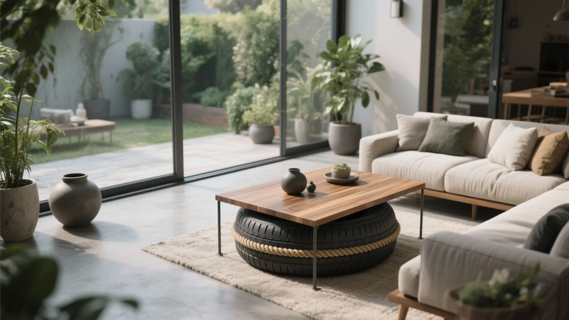 Tire Table DIY: Transform Old Tires Into Stylish Furniture: Fast-Track Guide to Creating a Stylish Table in Minutes