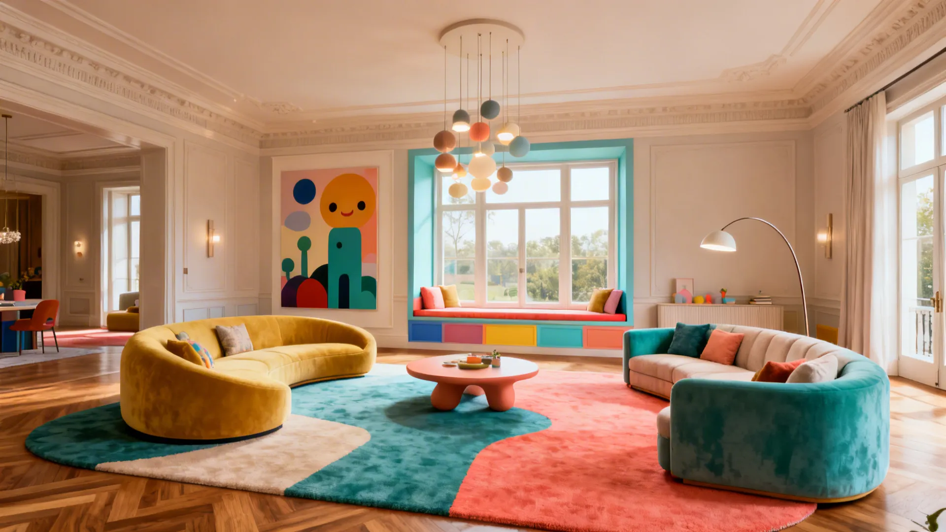 Toca Boca Modern Mansion Living Room Ideas: 5 playful modern living room inspirations inspired by Toca Boca aesthetics for mansion-scale spaces