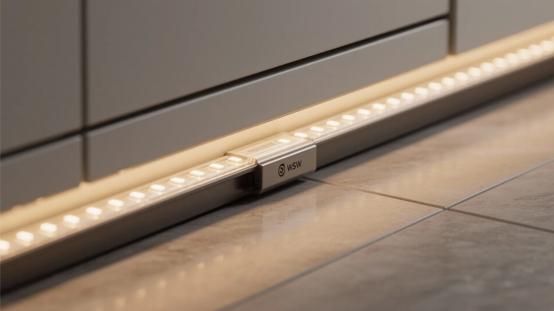 4) Toe-kick and shelf accent lighting for depth