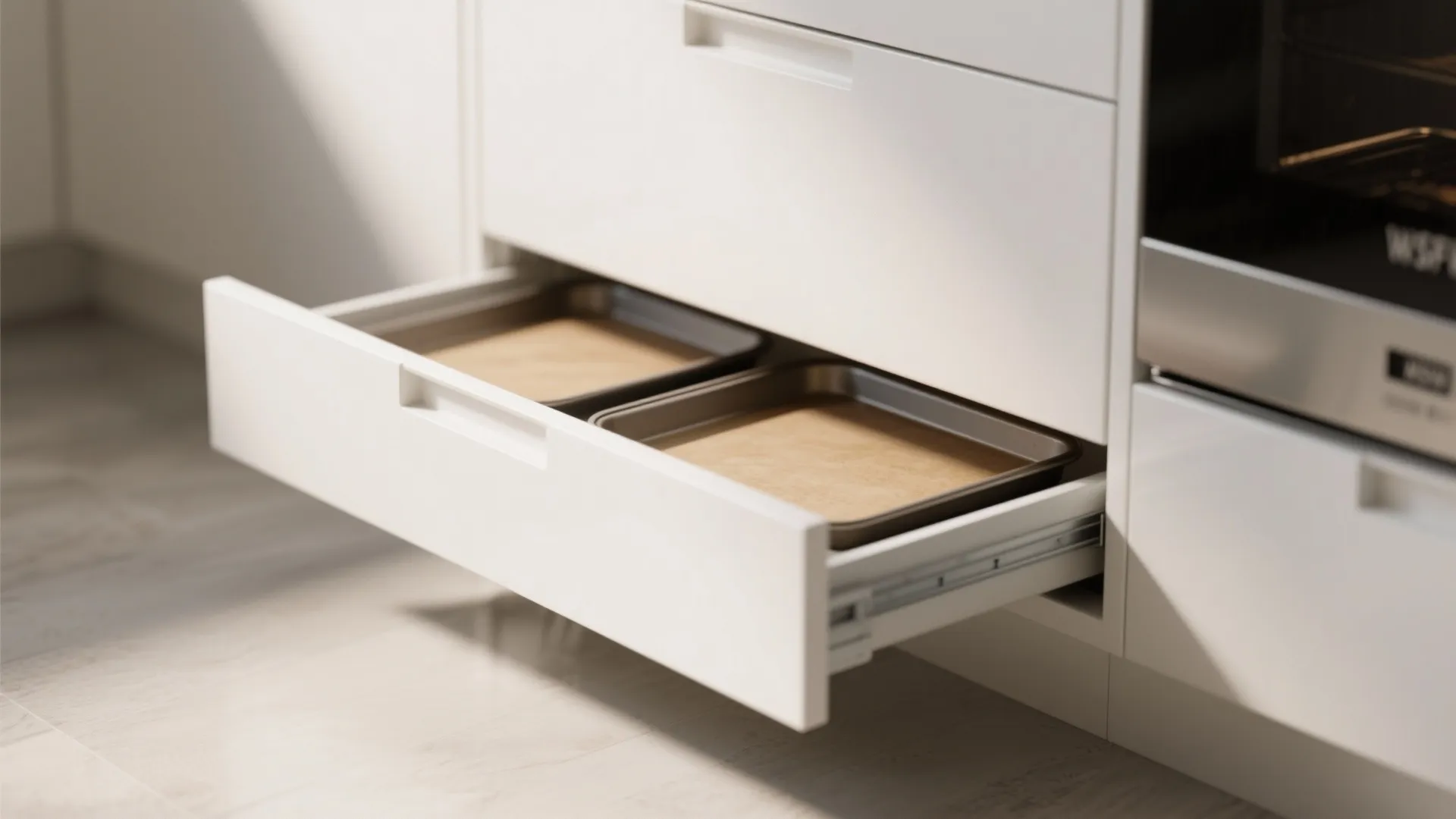 4. Hidden Toe-Kick Drawers