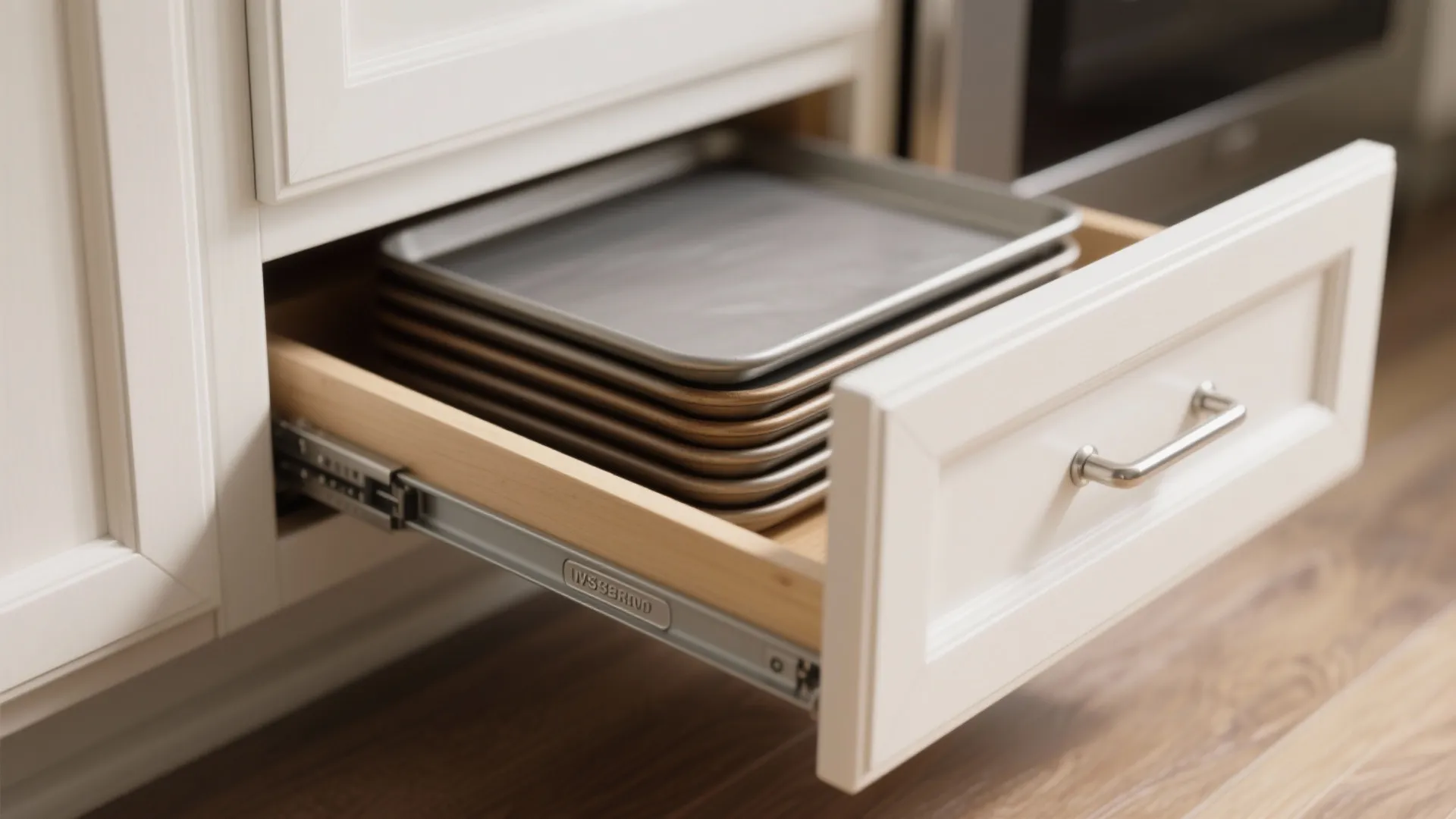 4. Convert under-cabinet gaps into drawer space