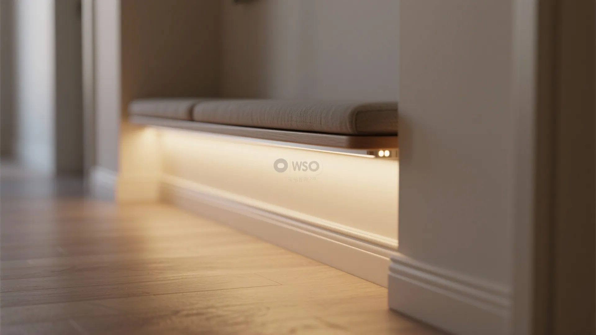 Layered lighting to guide the path