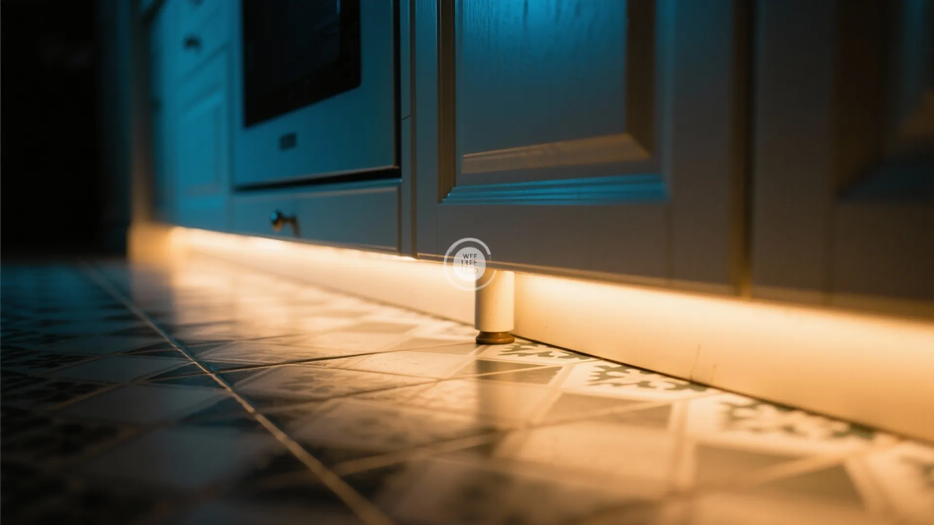 9. Toe-Kick Lighting