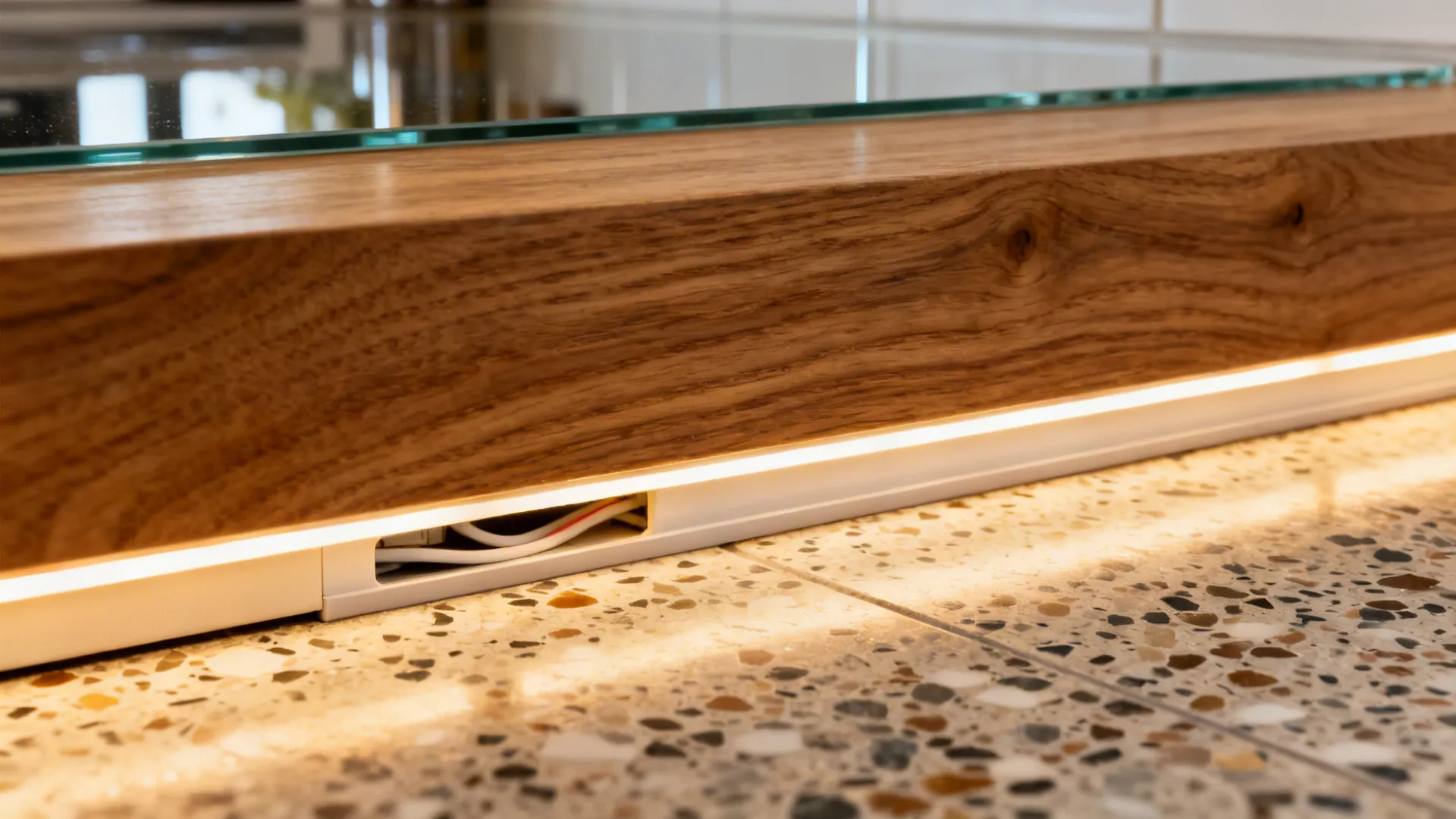 Warm Wood and Layered Lighting for Cohesion