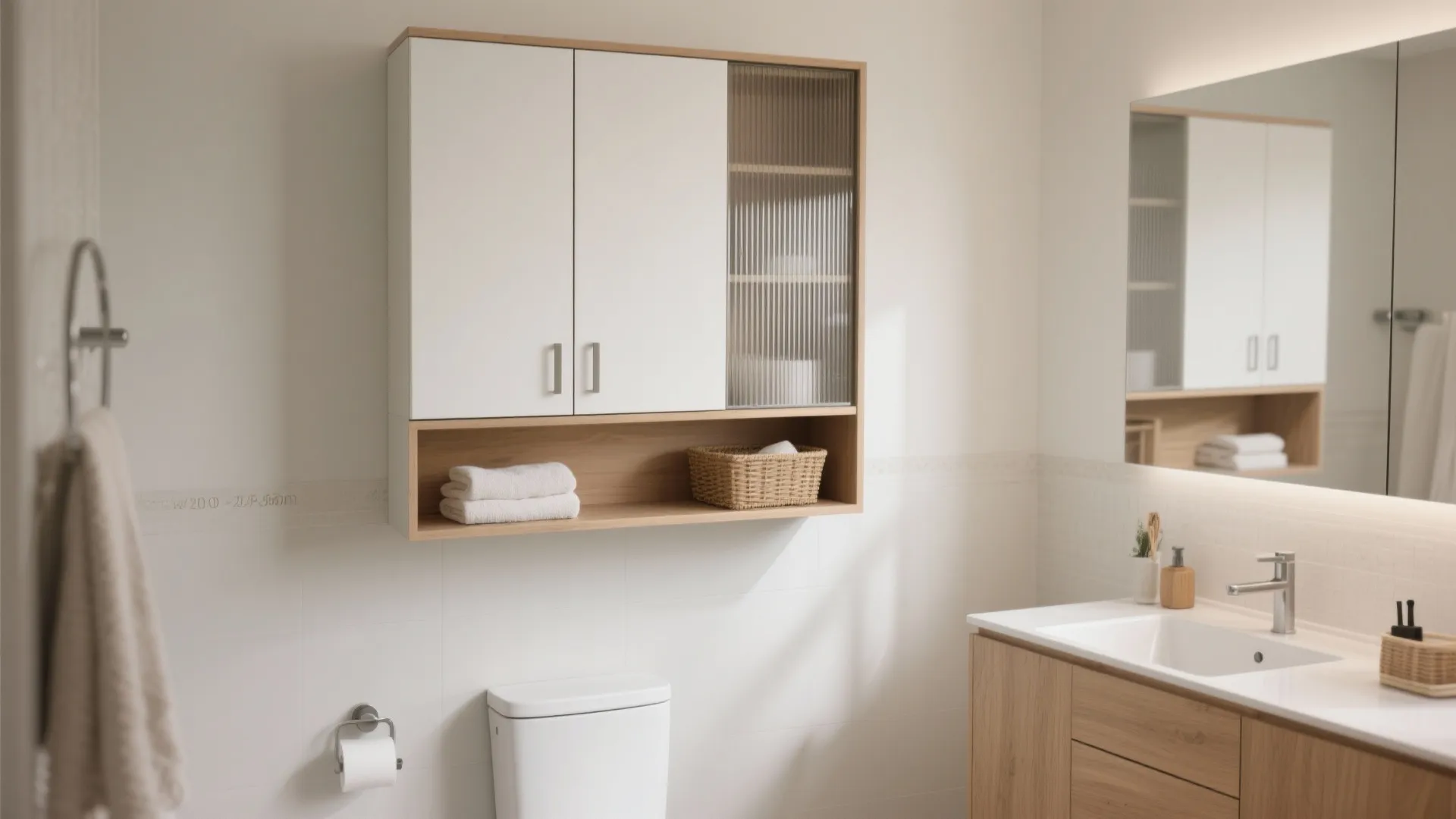 Tower cabinets over the toilet (a.k.a. over-the-loo storage)