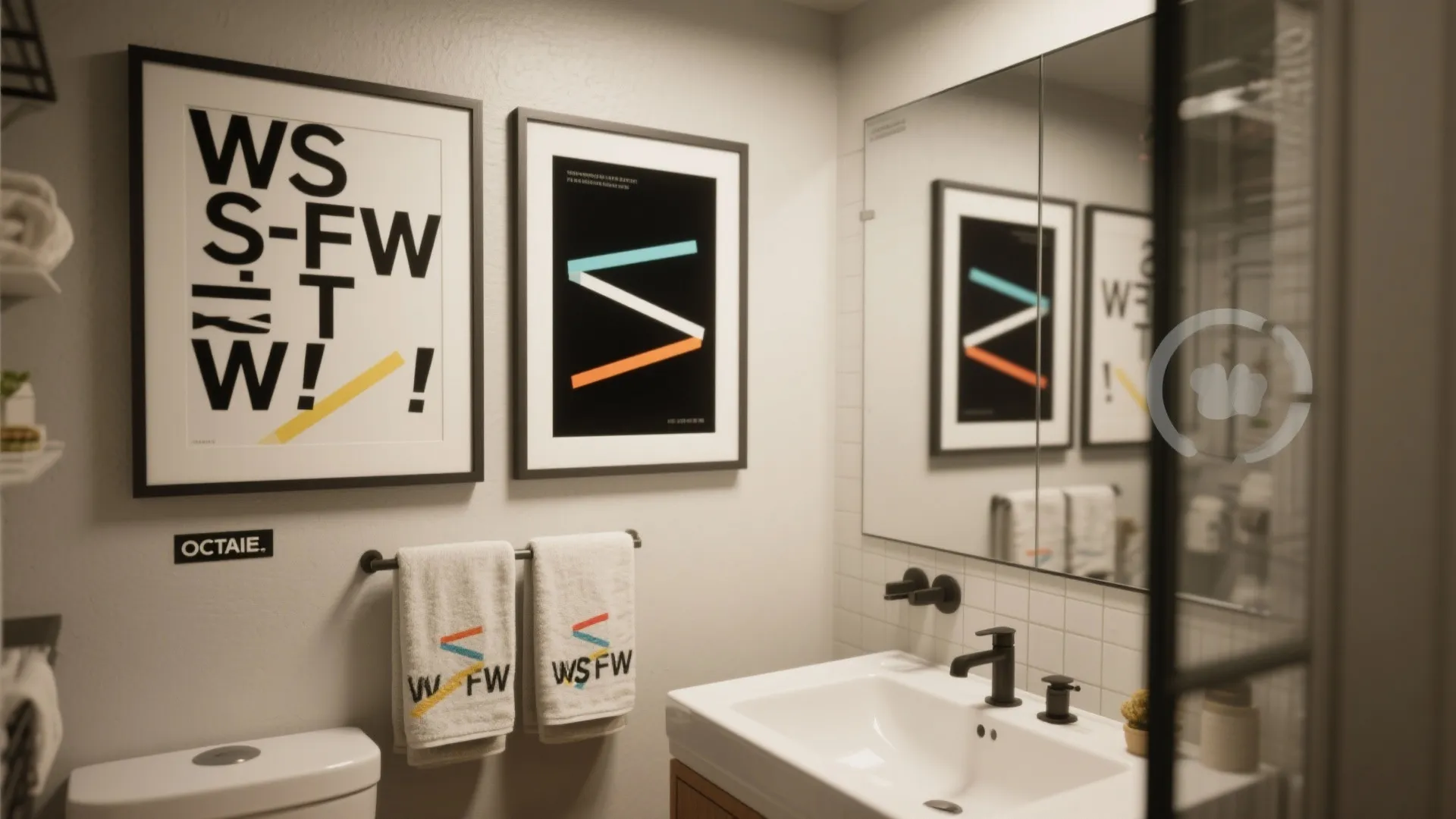 2. Toilet Humor Typography