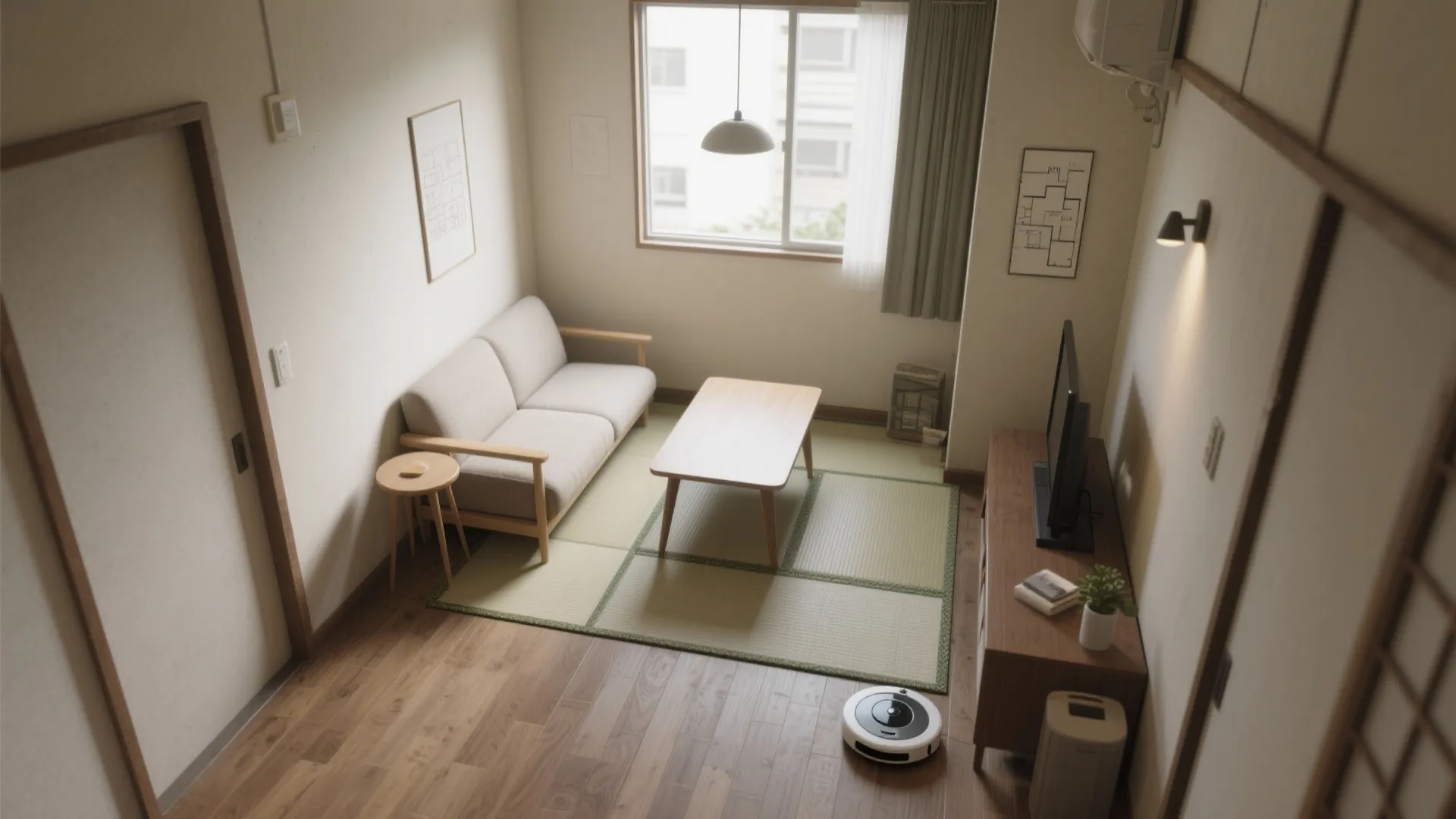 Tips 3: 床5割空けるレイアウト｜东京小户型の広がりをつくる