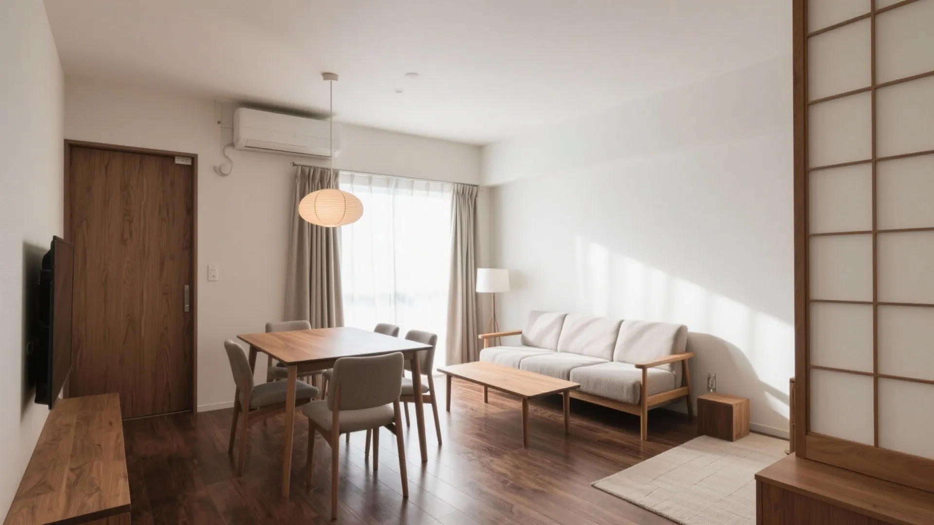 平和島の1DKを心地よく整えるブラウンハウス設計の5アイデア｜東京公寓設計: 1DKの動線と収納を整え、日常を軽くする“ブラウン×白”のバランス設計