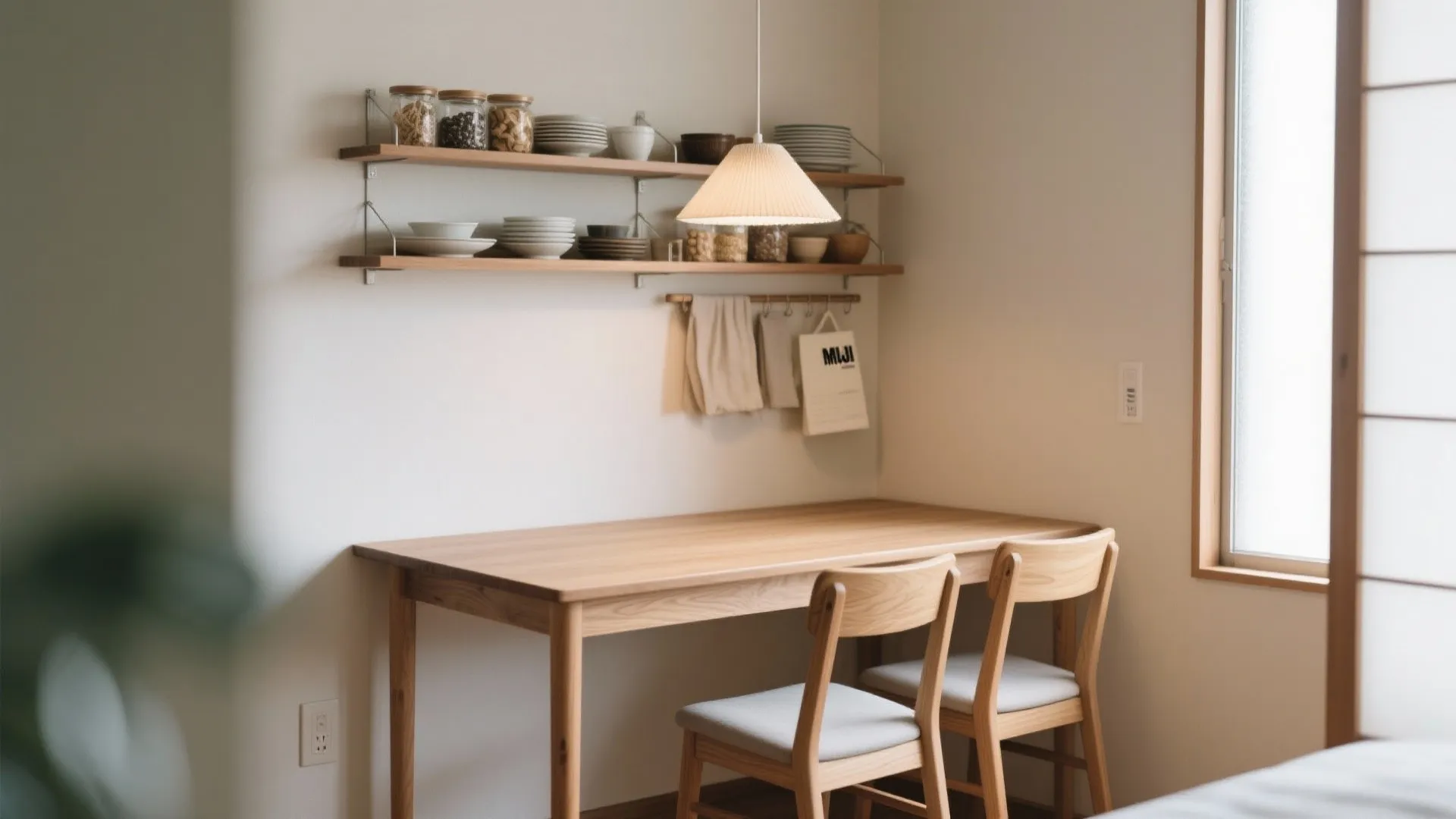 Tips 2: ダイニングは“奥行45cm”に寄せる｜東京小戸型・収納技巧