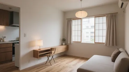 新宿1DKを心地よくする日本室内設計の5アイデア｜東京小戸型