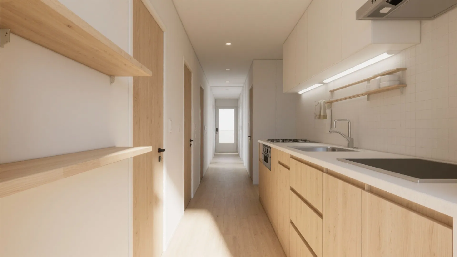 Tips 5: 玄関〜キッチンの“直線収納”で家事を短縮｜大阪・京都の小型にも