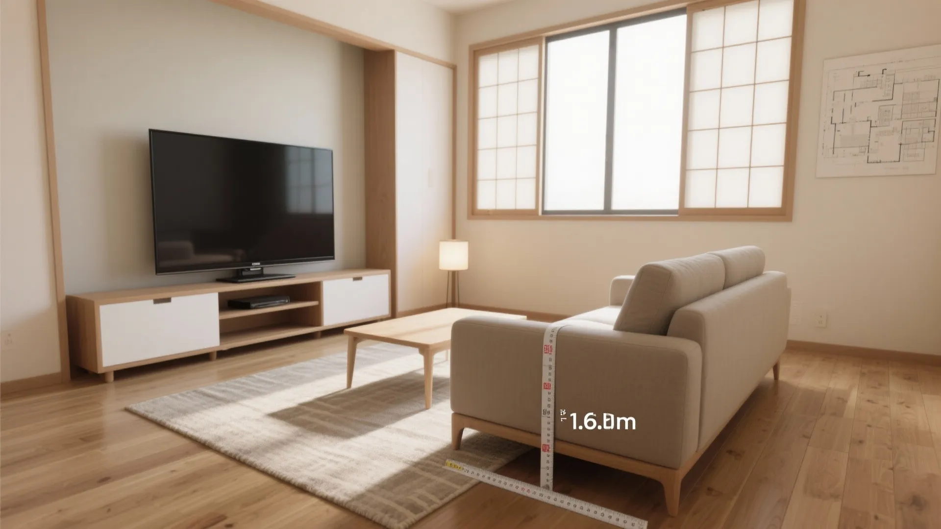 Tips 1: 東京小戸型の視聴距離で選ぶ（フルHD／2Kの見え方が変わる）