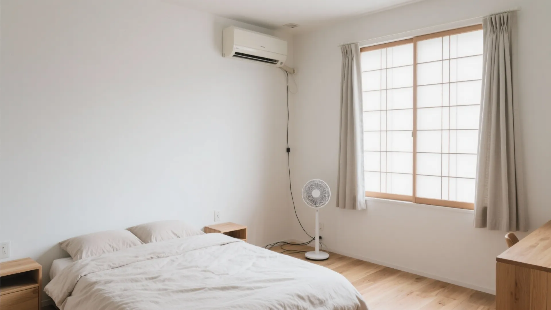 東京公寓デザイン｜1Kでエアコンとベッドを両立する5つの工夫