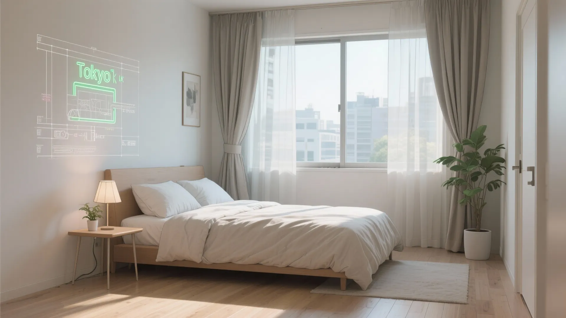 Tips 1: 窓から30–40cm離すと、光は届き冷気は届かない（東京小戸型＋動線規律）