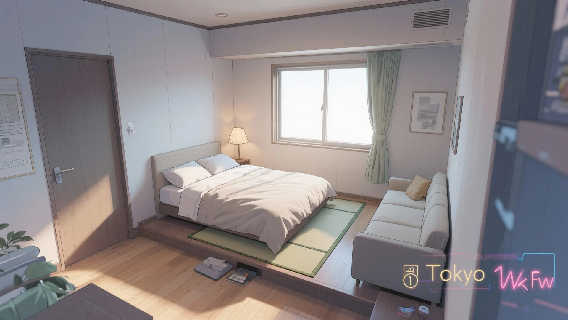 Tips 1: ベッド位置で動線を決める｜東京小戸型 & 動線計画