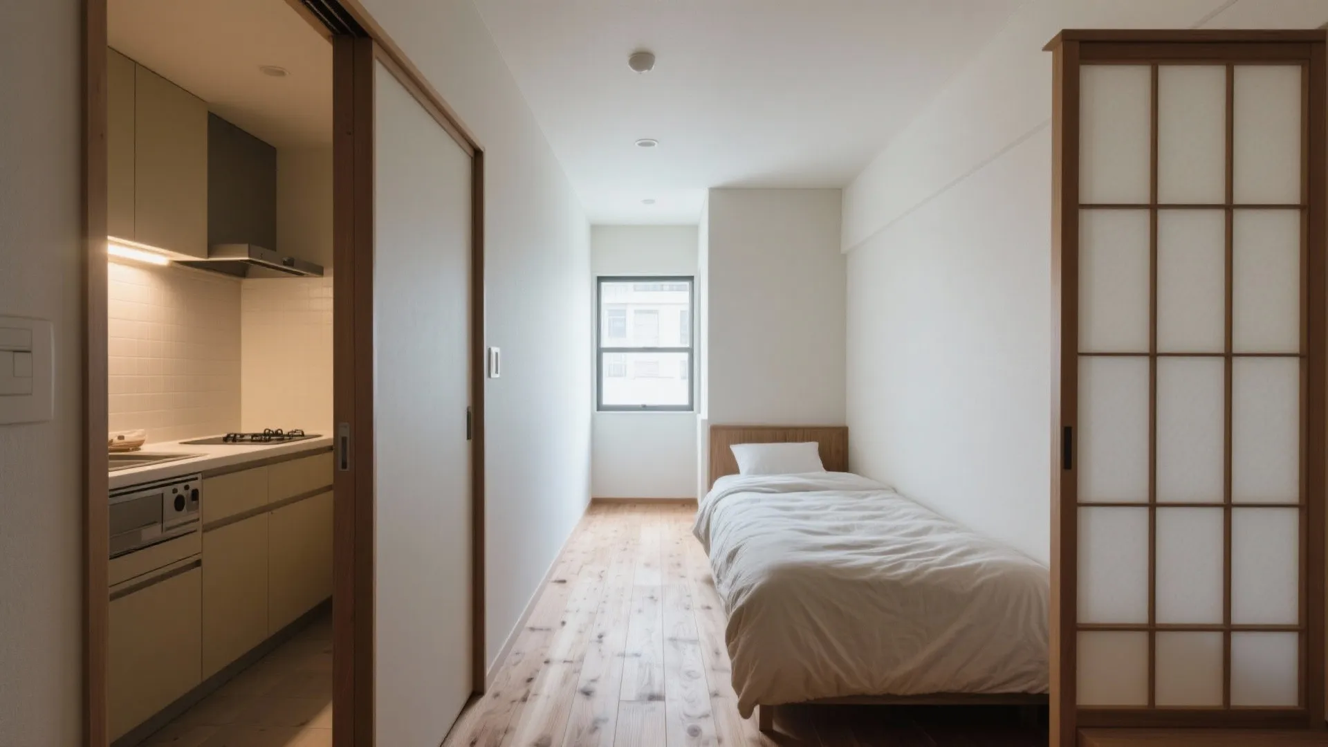 Tips 1: ベッド位置は“通路を譲る”が正解（東京小户型）